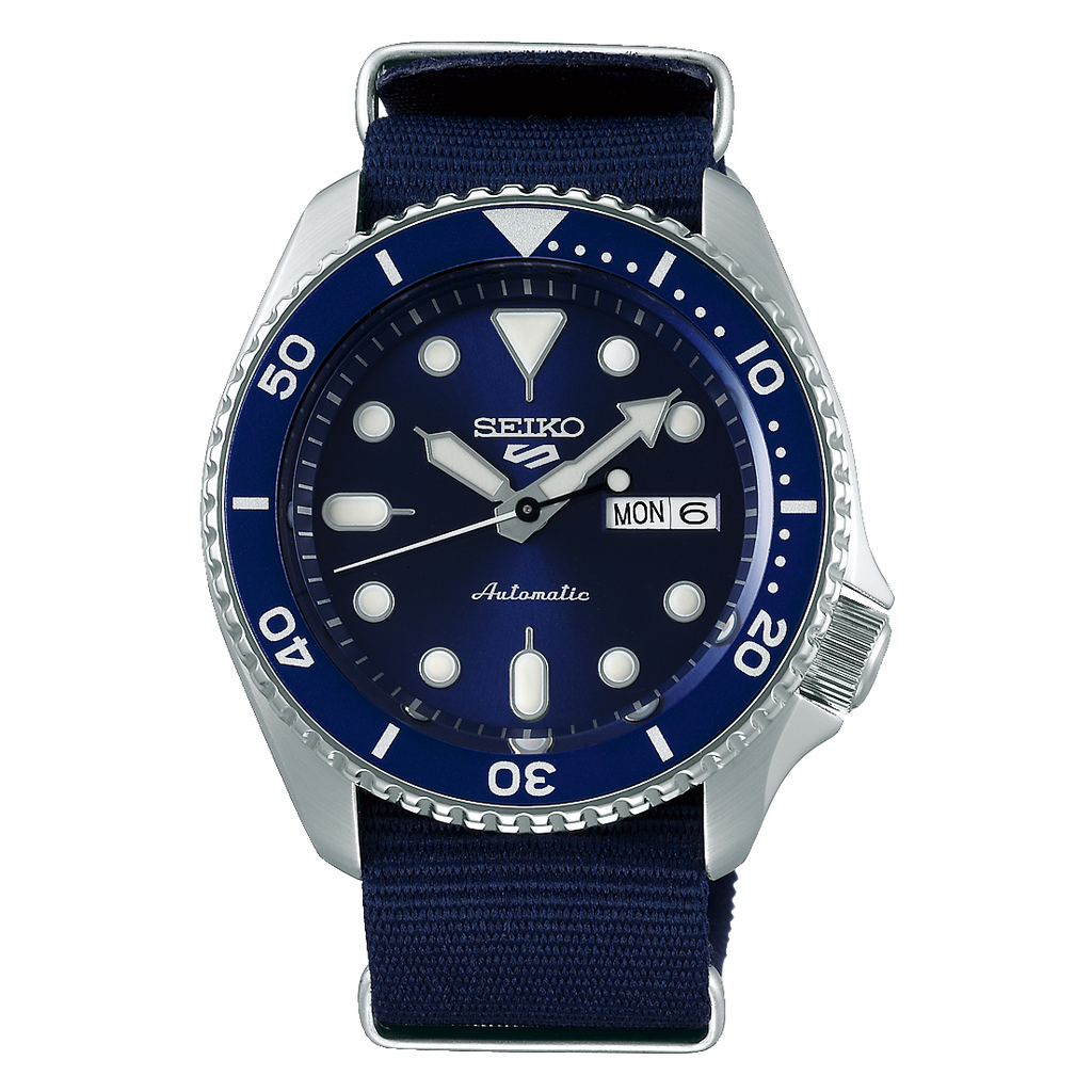 Seiko 5 Sports Automatic SKX Blue Dial Blue NATO Strap Watch For Men - SRPD51K2 wholesalehk.shop