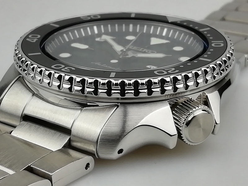 Seiko 5 Sports Automatic Day Date Black Dial Silver Steel Strap Watch for Men - SRPD55K1 wholesalehk.shop