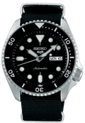 Seiko 5 Sports SKX Automatic Black Dial Black NATO Strap Watch For Men - SRPD55K3 wholesalehk.shop