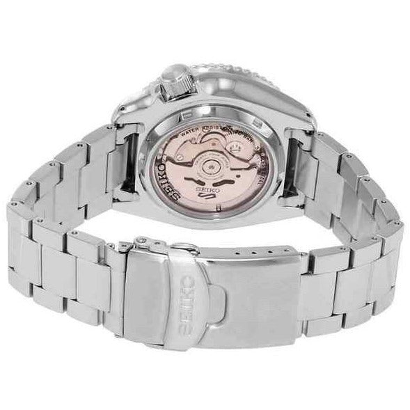 Seiko 5 Sports Automatic Green Dial Silver Steel Strap Watch For Men - SRPD61K1 wholesalehk.shop