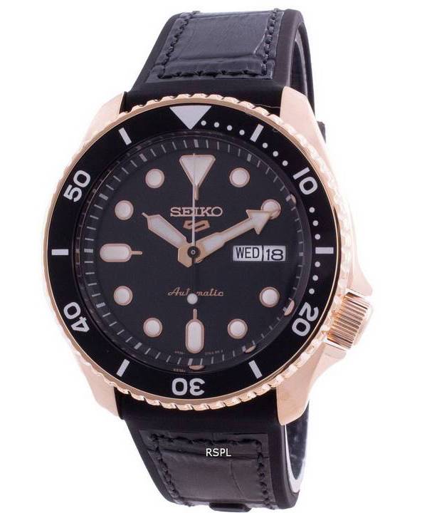 Seiko 5 Sport SKX Automatic Black Dial Black Silicone Strap Watch For Men - SRPD76K1 wholesalehk.shop