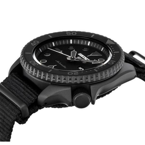 Seiko 5 Sports Automatic Black Dial Black NATO Strap Watch For Men - SRPD79K1 wholesalehk.shop