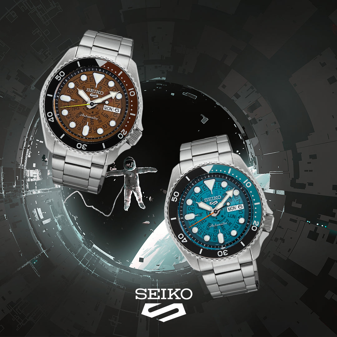 Seiko 5 Sports SKX Skeleton Green Dial Silver Steel Strap Watch For Men - SRPJ45K1 wholesalehk.shop