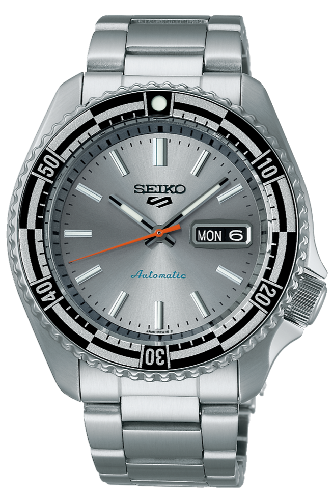 Seiko 5 Sports Special Edition Silver Dial Silver Steel Strap Watch For Men - SRPK09K1 wholesalehk.shop