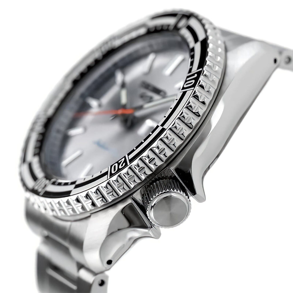 Seiko 5 Sports Special Edition Silver Dial Silver Steel Strap Watch For Men - SRPK09K1 wholesalehk.shop