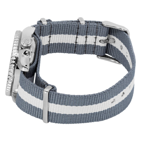 Seiko 5 Sports x Peanuts Surfboard Snoopy Limited Edition White Dial Two Tone NATO Strap Watch For Men - SRPK25K1 wholesalehk.shop