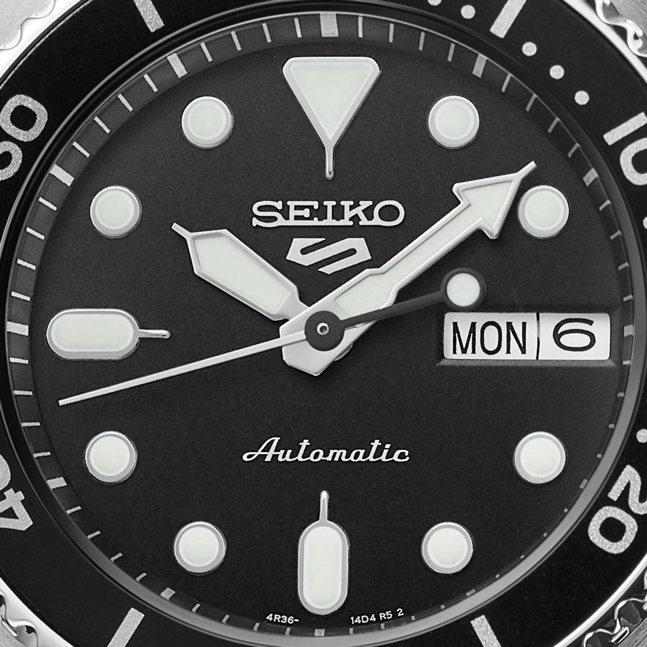 Seiko 5 Sports SKX Automatic Black Dial Silver Steel Strap Watch For Men - SRPK29K1 wholesalehk.shop