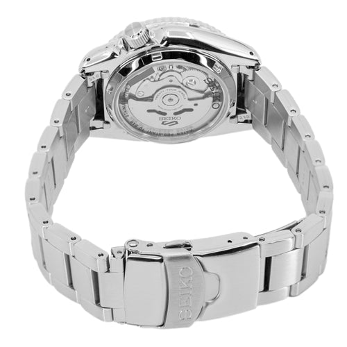 Seiko 5 Sports SKX Automatic Black Dial Silver Steel Strap Watch For Men - SRPK29K1 wholesalehk.shop