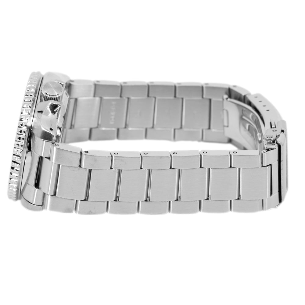 Seiko 5 Sports Checker Flag Special Edition Black Dial Silver Steel Strap Watch For Men - SRPK67K1 wholesalehk.shop