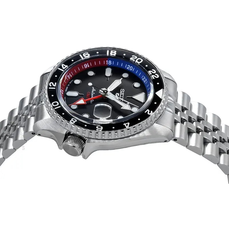 Seiko 5 Sports Special Edition Automatic Grey Dial Silver Steel Strap Watch For Men - SSK019K1 wholesalehk.shop