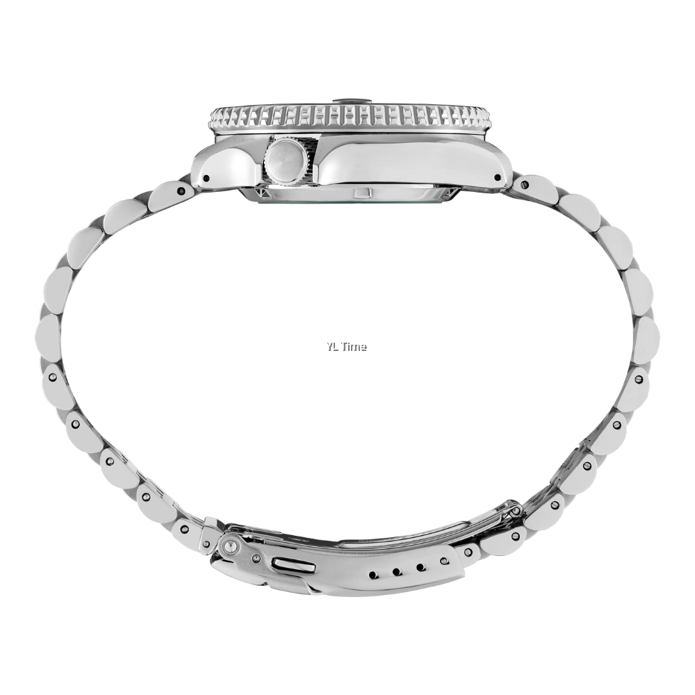 Seiko 5 Sports GMT Thong Sia Limited Edition Brown Dial Silver Steel Strap Watch for Men - SSK043K1 wholesalehk.shop