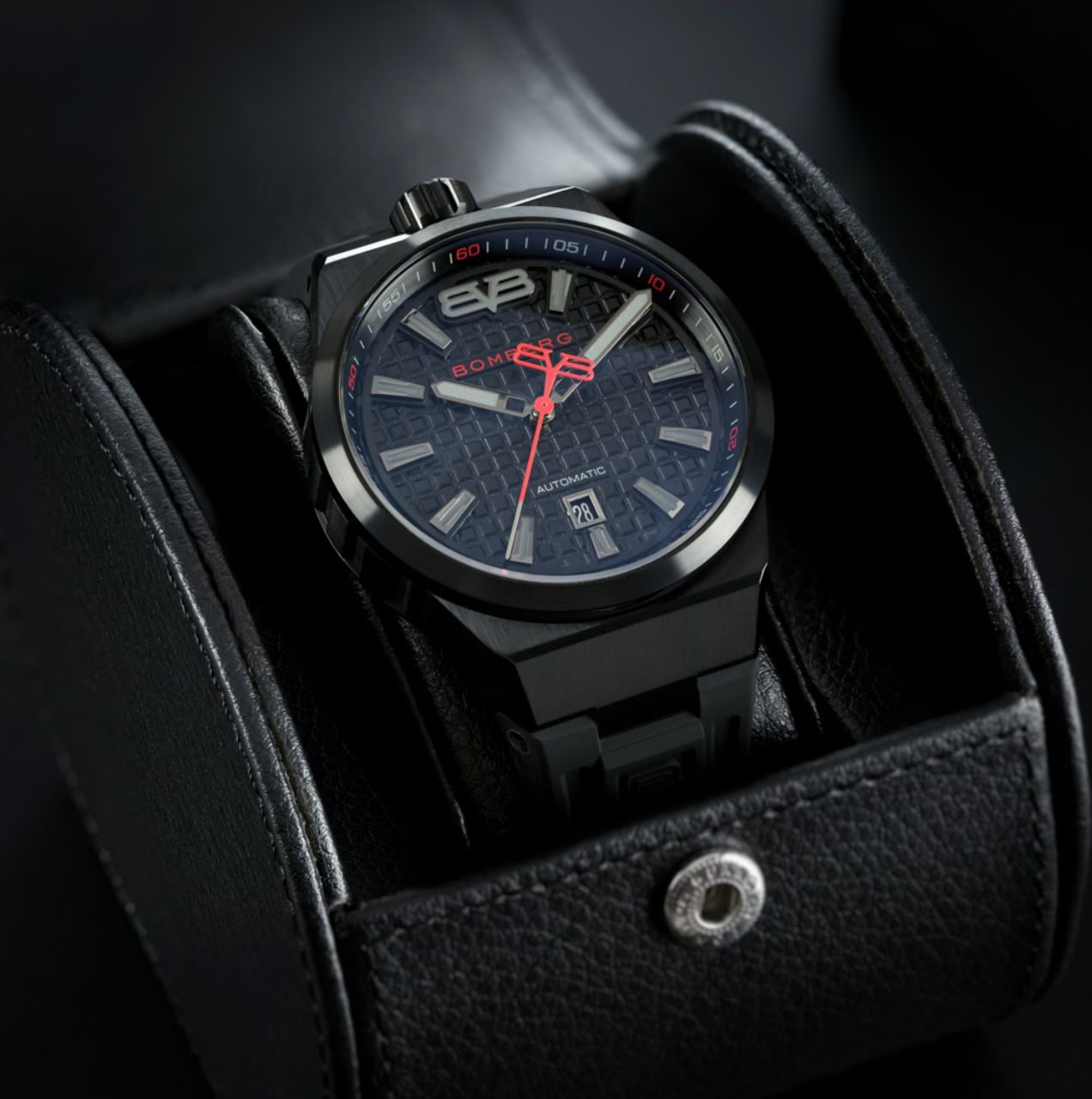 Bomberg Men's Watch BOLT-68 Neo Automatic Doha Metropolis Black PVD wholesalehk.shop