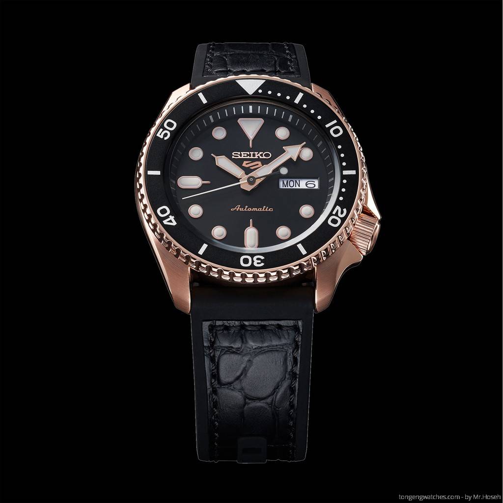 Seiko 5 Sport SKX Automatic Black Dial Black Silicone Strap Watch For Men - SRPD76K1 wholesalehk.shop