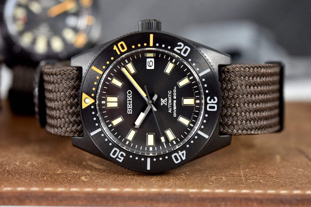 Seiko Prospex Black Series 1965 Limited Edition Black Dial Brown NATO Strap Watch For Men - SPB253J1 wholesalehk.shop