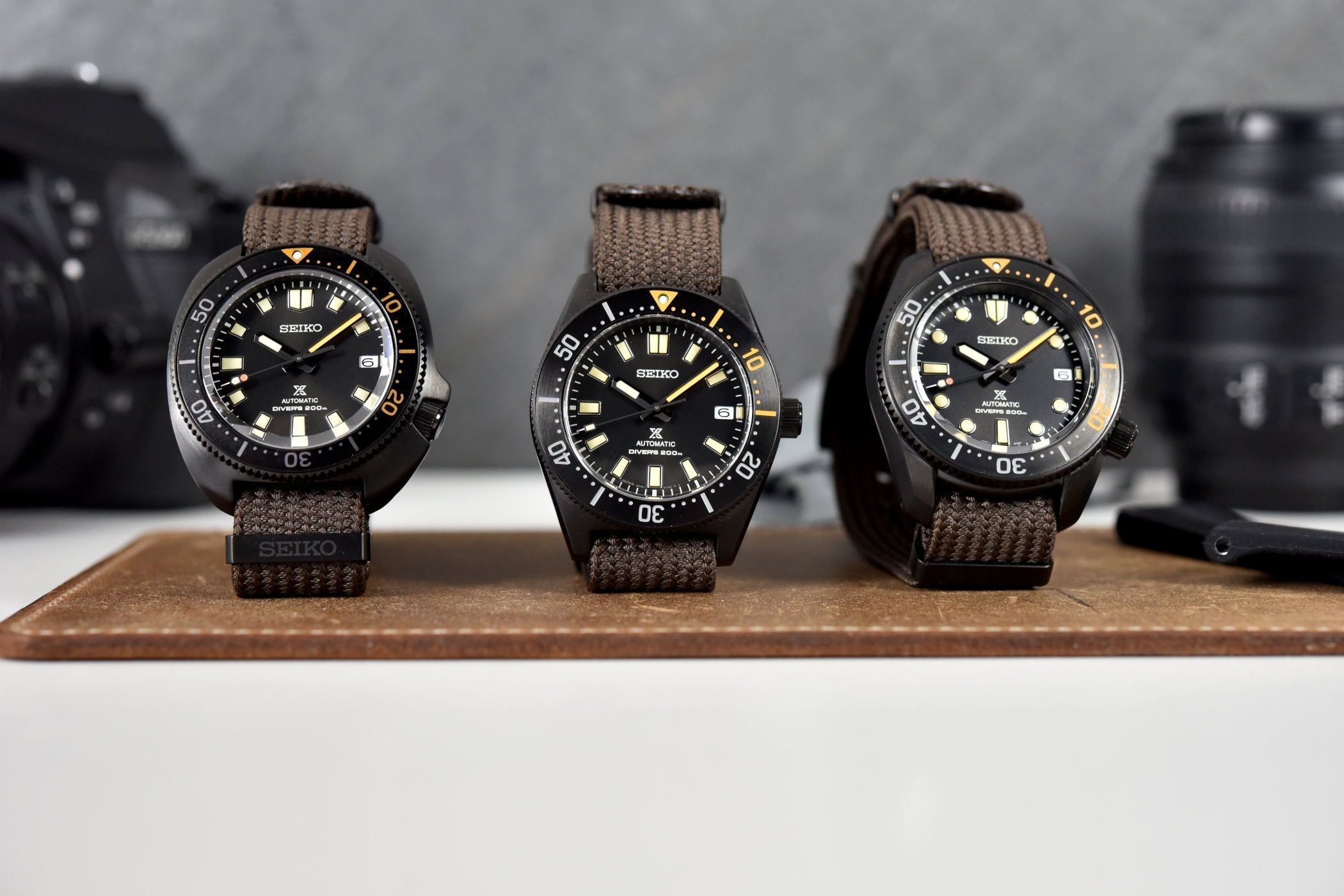 Seiko Prospex Black Series 1965 Limited Edition Black Dial Brown NATO Strap Watch For Men - SPB253J1 wholesalehk.shop