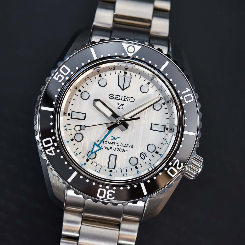 Seiko Prospex Sea Arctic Ocean GMT Limited Edition Silver Dial Silver Steel Strap Watch For Men - SPB439J1 wholesalehk.shop