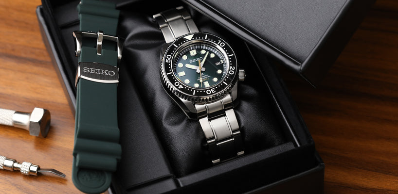 Seiko Prospex 140th Anniversary Limited Divers Green Dial Silver Steel Strap Watch For Men - SPB207J1 wholesalehk.shop