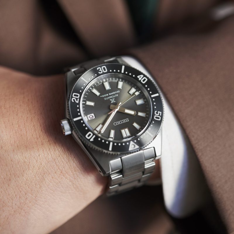 Seiko Prospex 1965 Modern Re Interpretation Automatic Black Dial Silver Steel Strap Watch For Men - SPB143J1 wholesalehk.shop