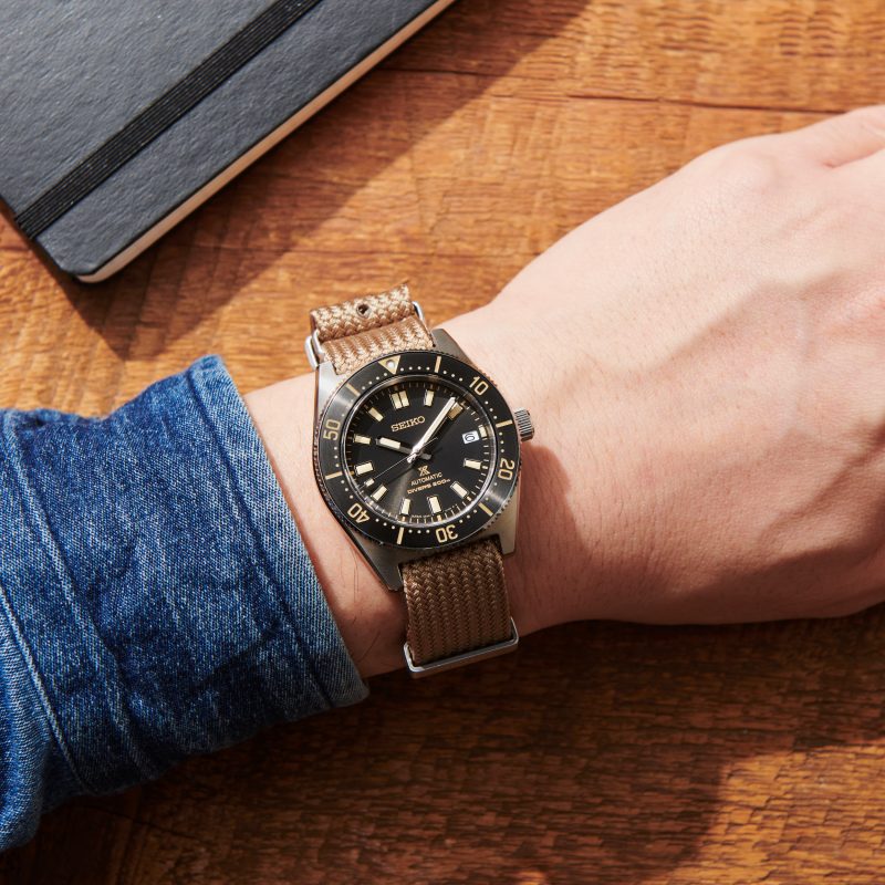 Seiko Prospex 1965 Diver’s Re-Interpretation Automatic Black Dial Brown NATO Strap Watch For Men - SPB239J1 wholesalehk.shop
