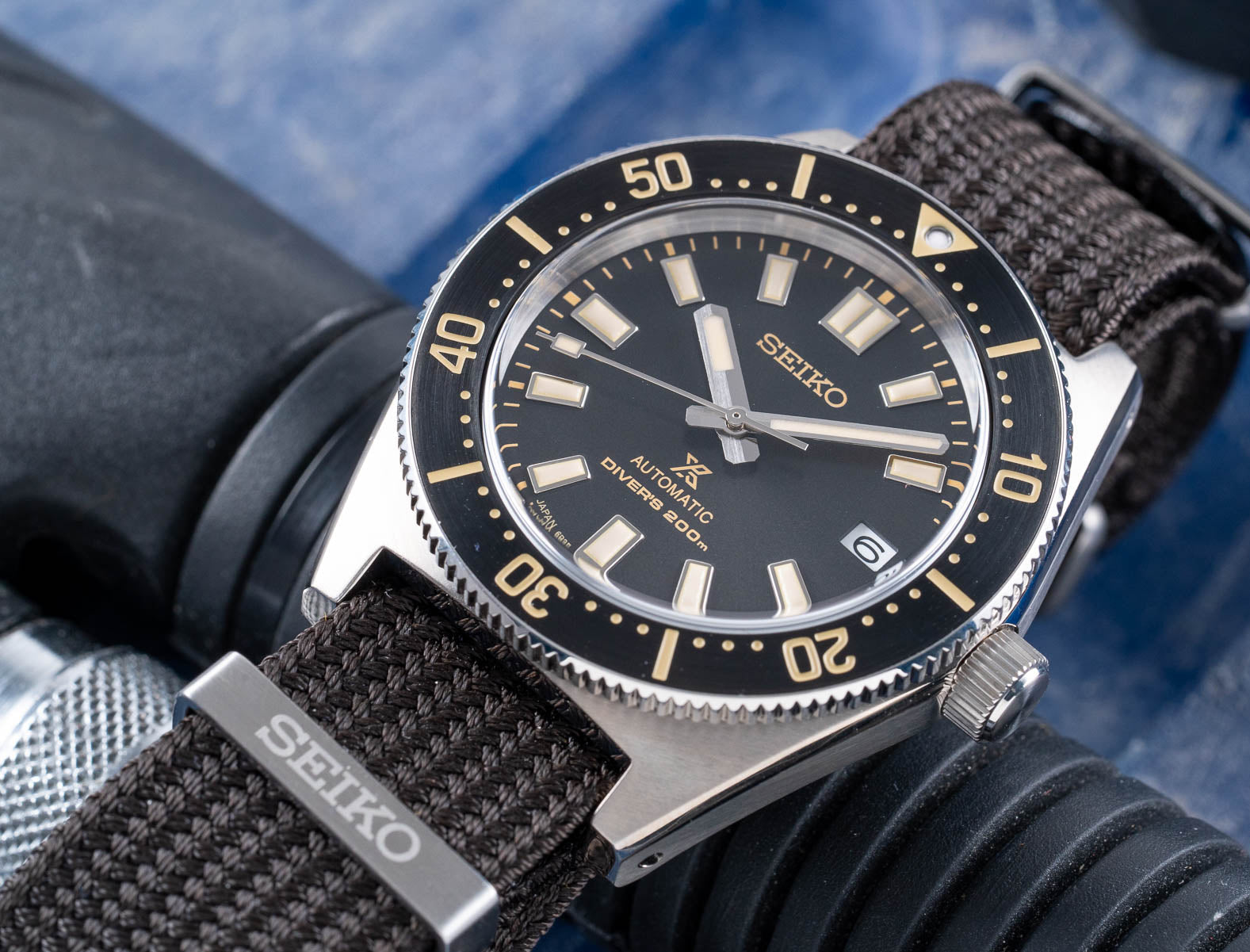 Seiko Prospex 1965 Diver’s Re-Interpretation Automatic Black Dial Brown NATO Strap Watch For Men - SPB239J1 wholesalehk.shop