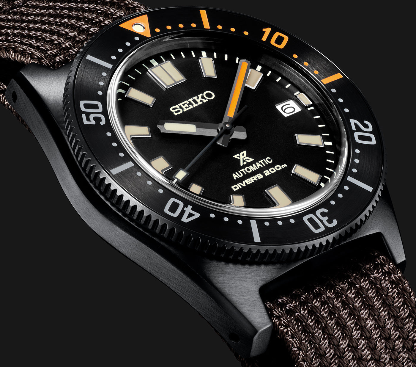 Seiko Prospex Black Series 1965 Limited Edition Black Dial Brown NATO Strap Watch For Men - SPB253J1 wholesalehk.shop