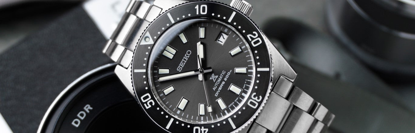 Seiko Prospex 1965 Modern Re Interpretation Automatic Black Dial Silver Steel Strap Watch For Men - SPB143J1 wholesalehk.shop