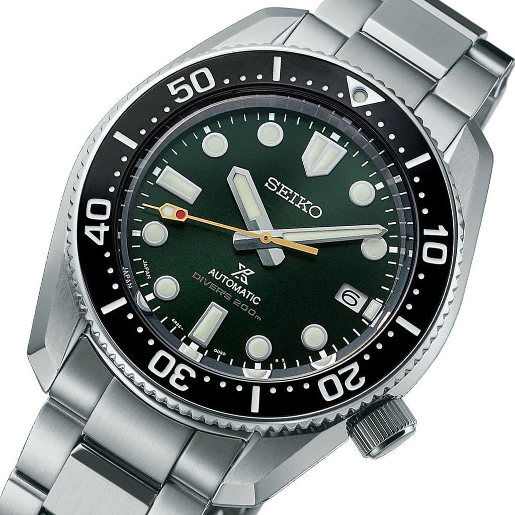 Seiko Prospex 140th Anniversary Limited Divers Green Dial Silver Steel Strap Watch For Men - SPB207J1 wholesalehk.shop