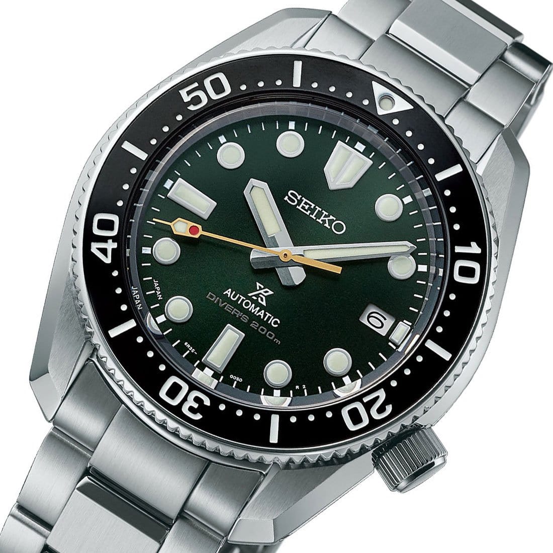 Seiko Prospex 140th Anniversary Limited Divers Green Dial Silver Steel Strap Watch For Men - SPB207J1 wholesalehk.shop