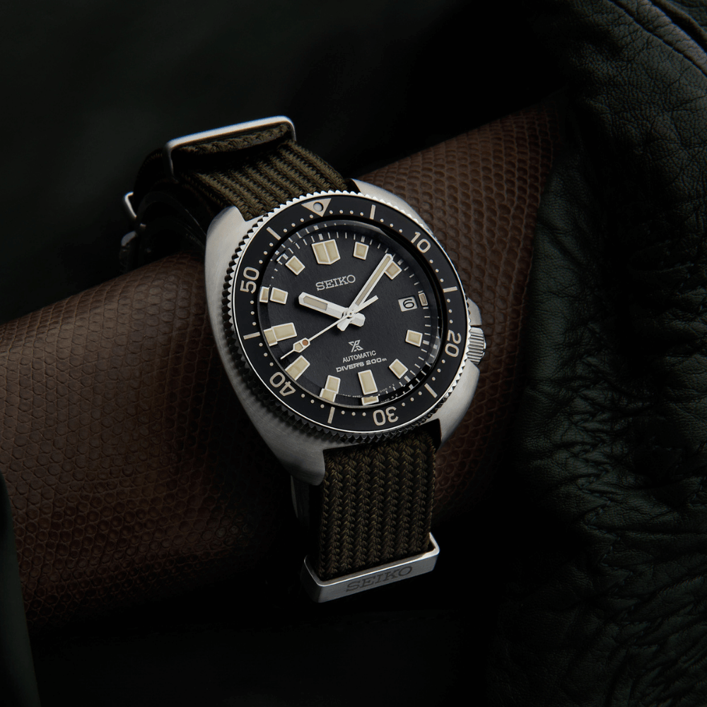 Seiko Prospex 1965 Diver’s Re-Interpretation Automatic Black Dial Brown NATO Strap Watch For Men - SPB239J1 wholesalehk.shop