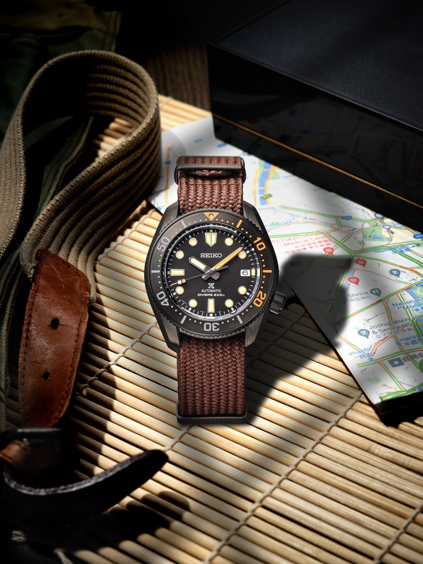 Seiko Prospex Black Series 1965 Limited Edition Black Dial Brown NATO Strap Watch For Men - SPB253J1 wholesalehk.shop