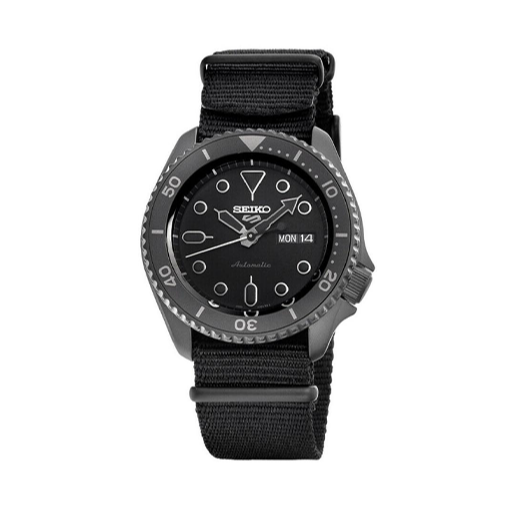 Seiko 5 Sports Automatic Black Dial Black NATO Strap Watch For Men - SRPD79K1 wholesalehk.shop