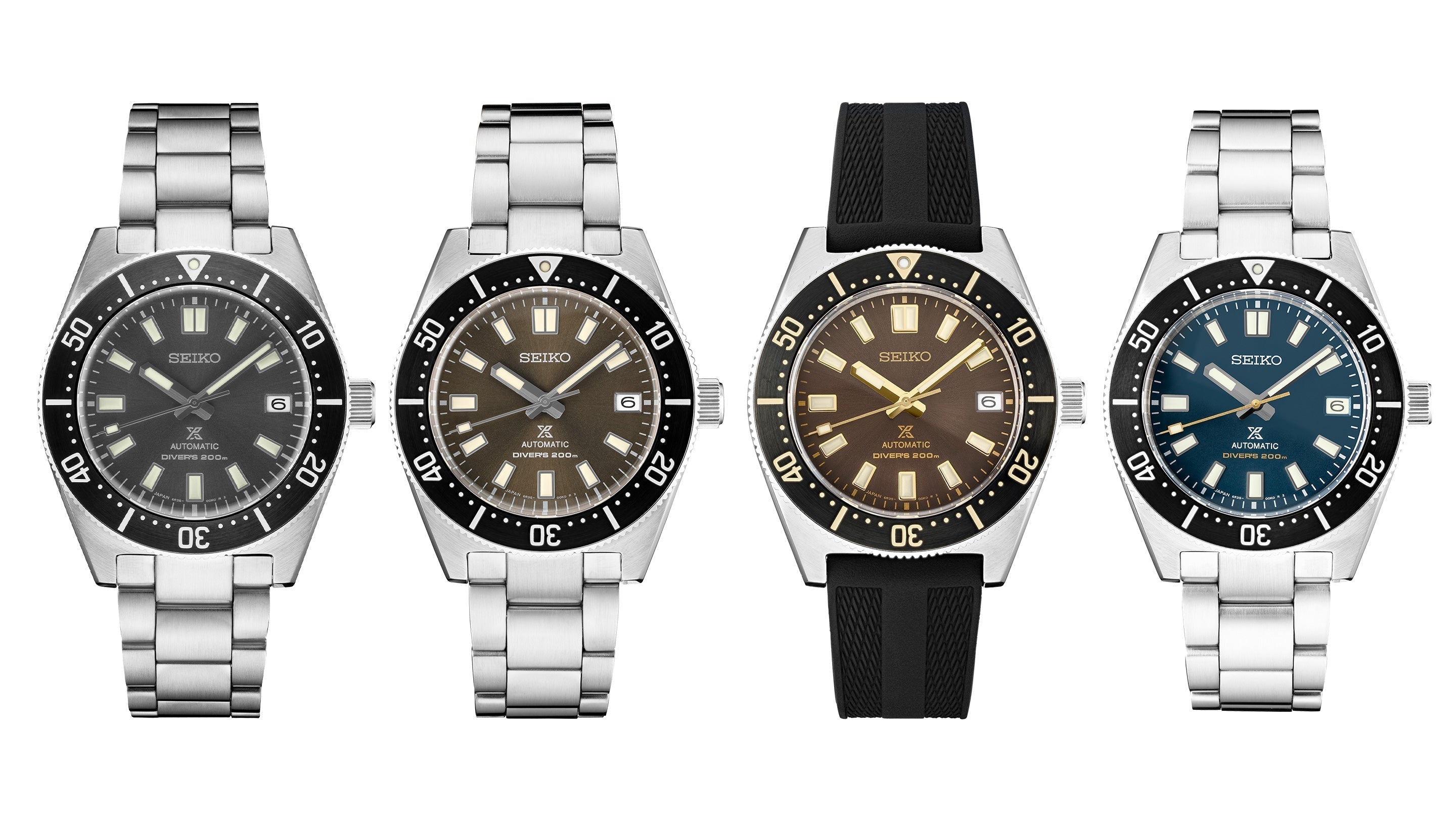 Seiko Prospex 1965 Diver's Modern Re-Interpretation Automatic Brown Dial Black Rubber Strap Watch For Men - SPB147J1 wholesalehk.shop