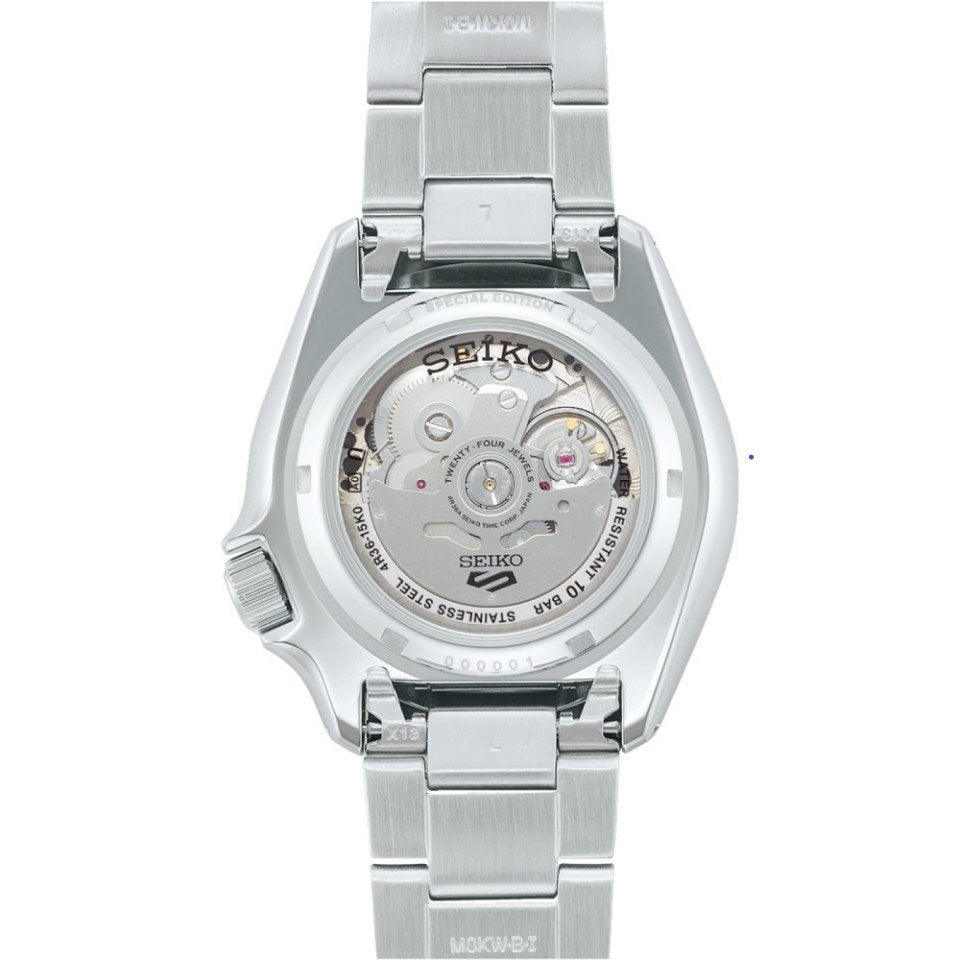 Seiko 5 Sports Automatic Blue Dial Silver Steel Strap Watch for Men - SRPK97K1 wholesalehk.shop