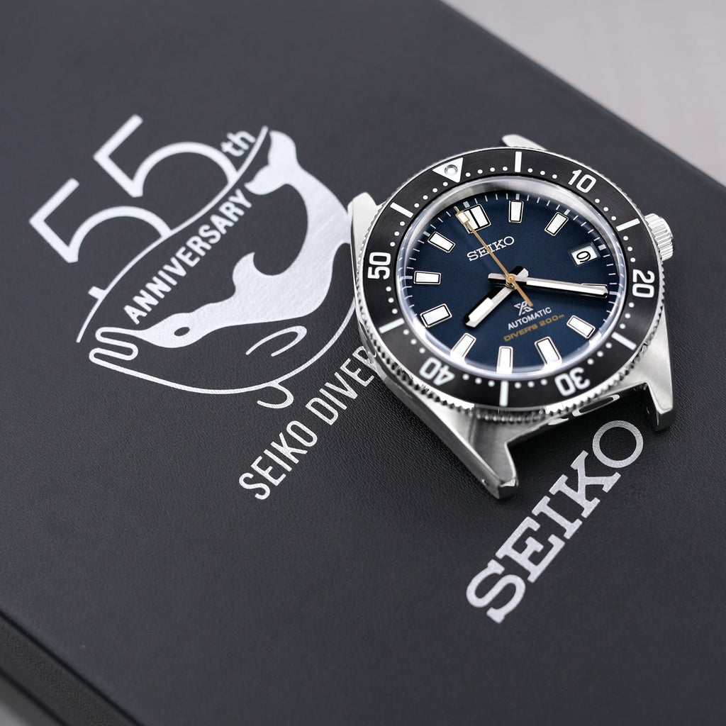 Seiko Prospex Automatic 1965 Dive 55th Anniversary Limited Edtion Blue Dial Silver Steel Strap Watch For Men - SPB149J1 wholesalehk.shop