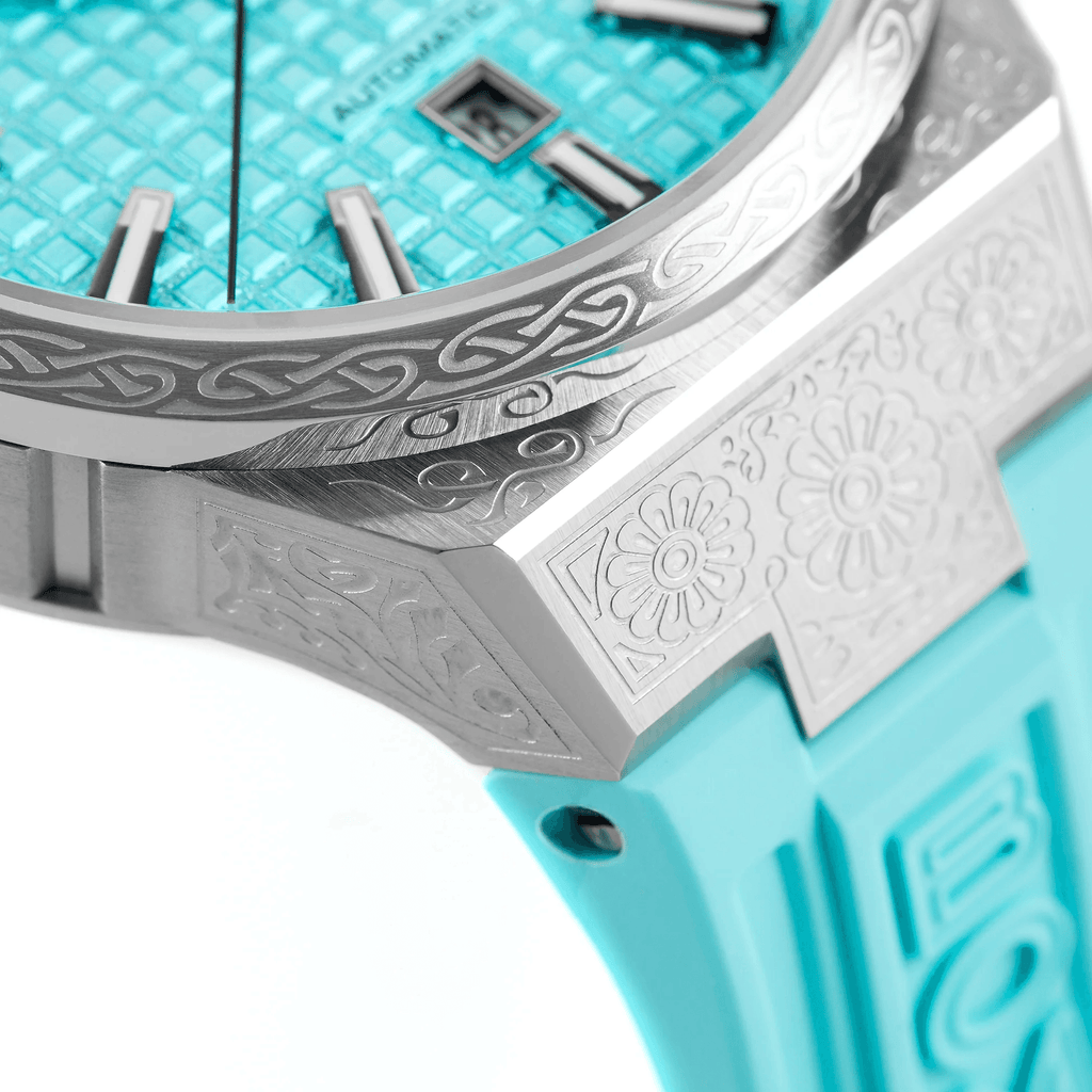 Bomberg Men's Bolt-68 NEO Automatic Teal Lagoon Watch wholesalehk.shop
