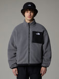 2026 New Arrival Giacca da Uomo in Pile Reversibile Yumiori Grigio/Nero wholesalehk.shop