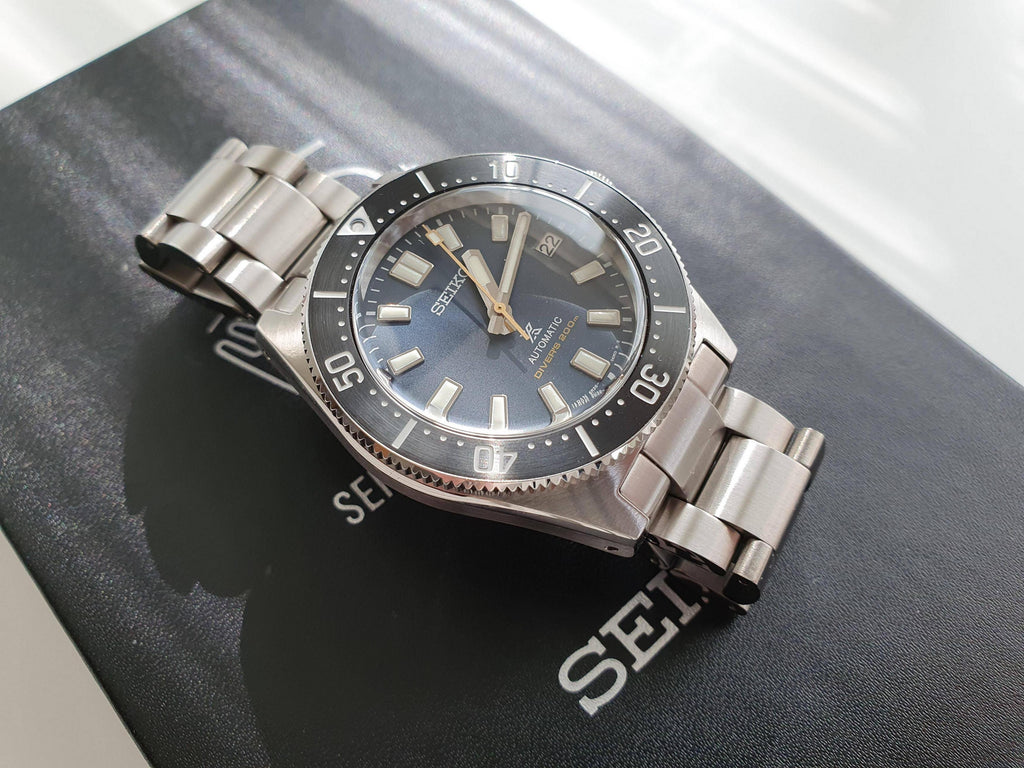 Seiko Prospex Automatic 1965 Dive 55th Anniversary Limited Edtion Blue Dial Silver Steel Strap Watch For Men - SPB149J1 wholesalehk.shop