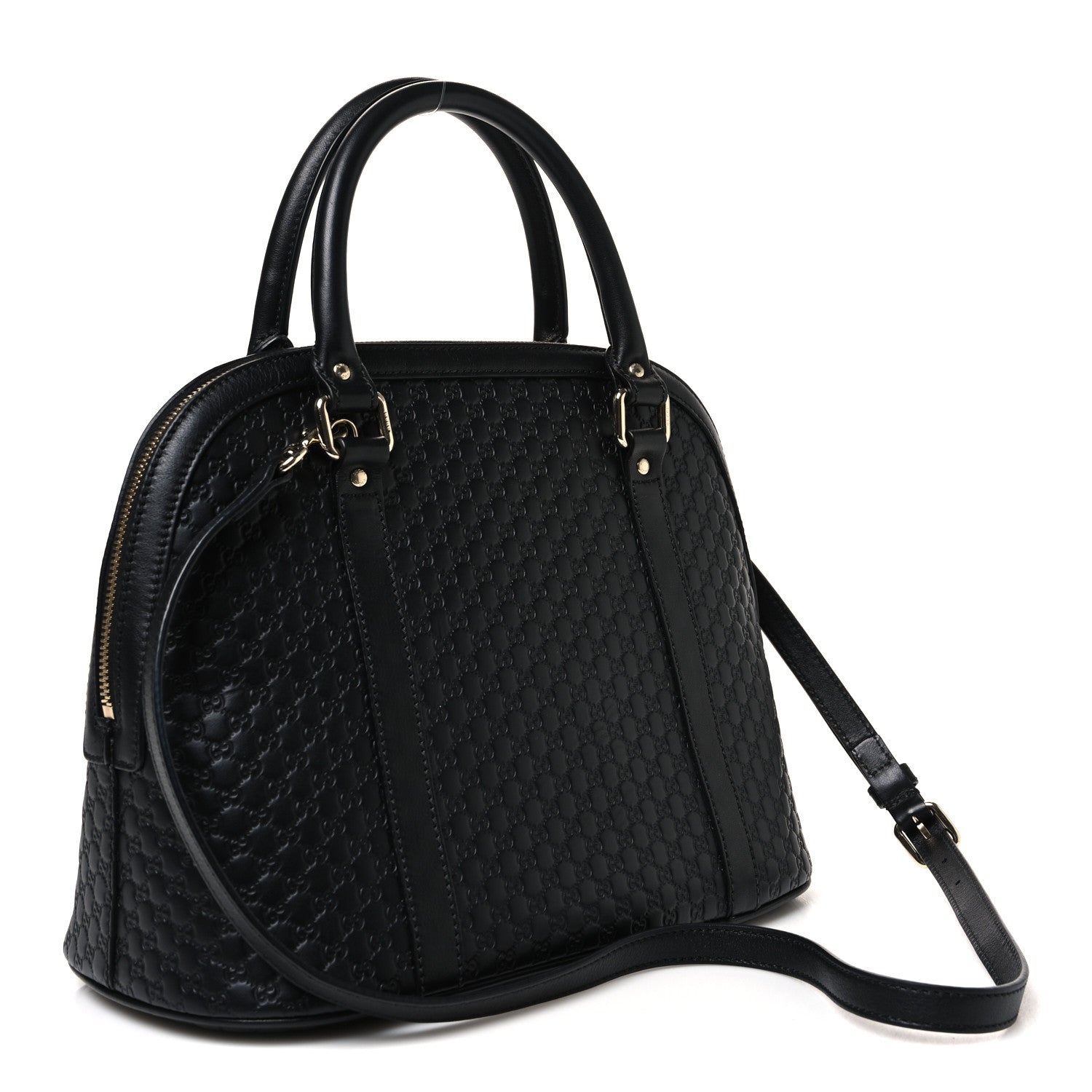 Microguccissima Medium Dome Bag Black £¨ Direct shipment via from wholesalehk.shop