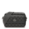 GG Supreme Monogram Textured Dollar Calfskin Mini Ophidia Bag Graphite Grey wholesalehk.shop