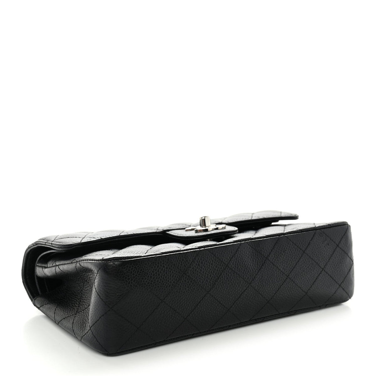Caviar Quilted Small Double Flap Black wholesalehk.shop
