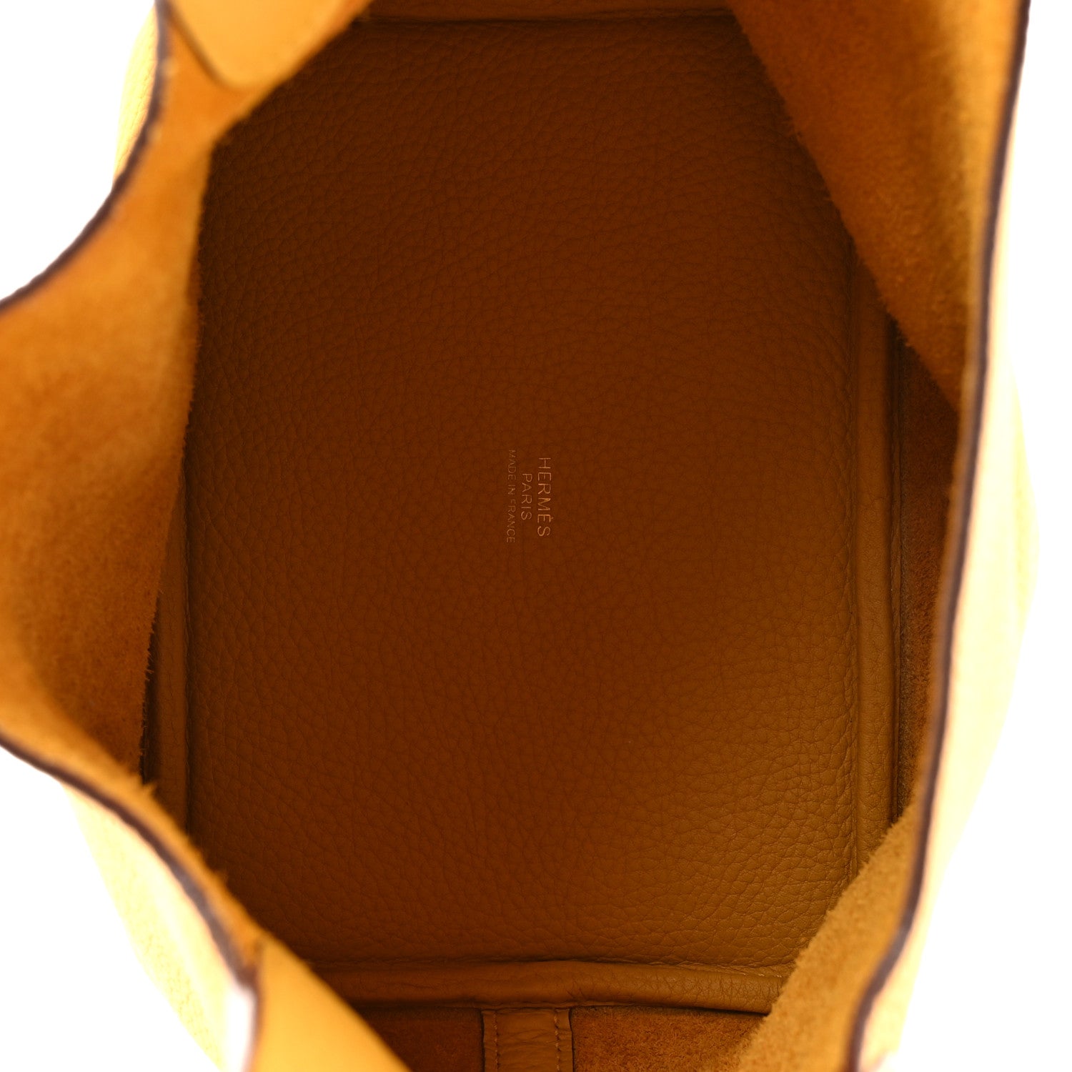 Taurillon Clemence Picotin Lock 18 PM Jaune Ambre £¨ Direct shipment via from wholesalehk.shop