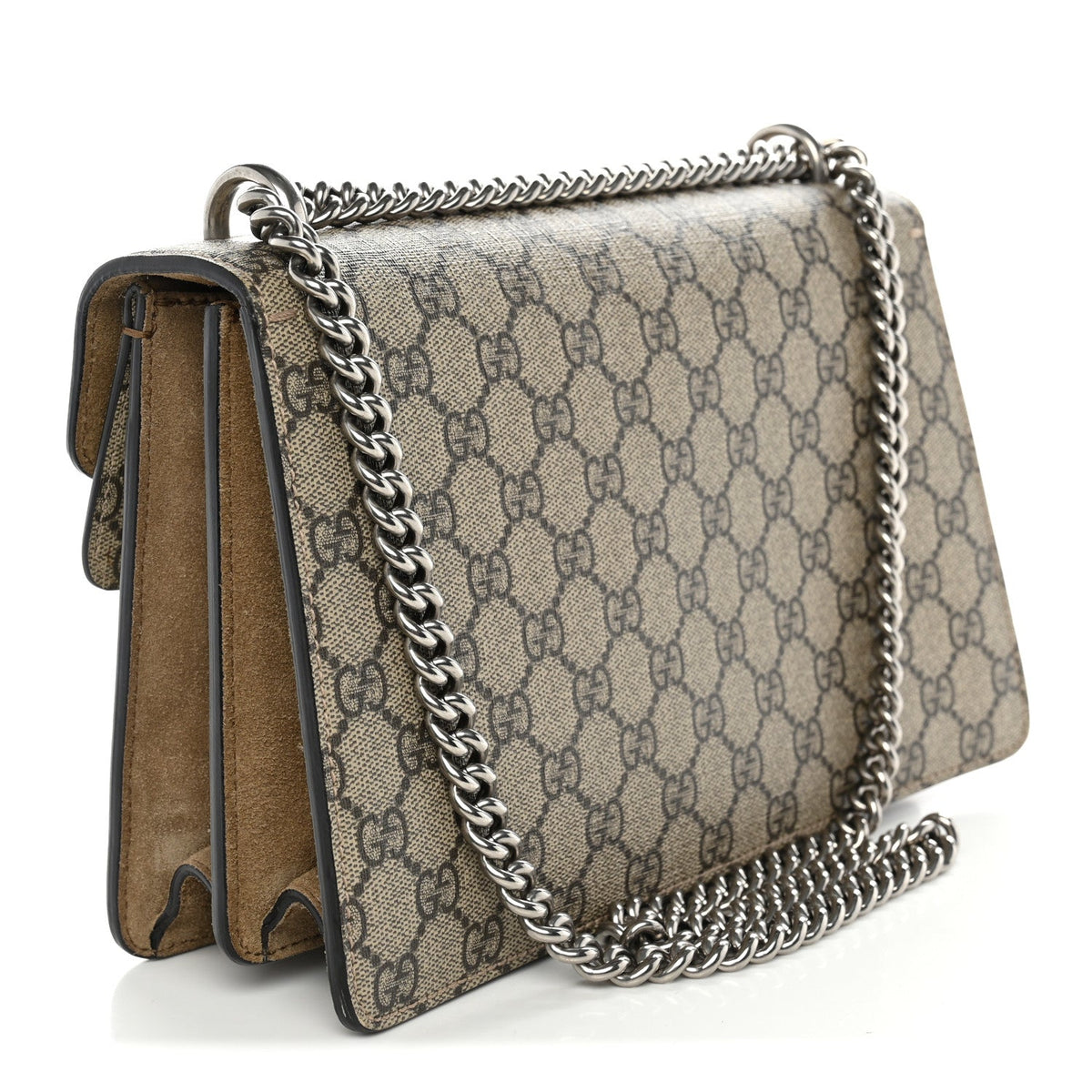 GG Supreme Monogram Small Dionysus Shoulder Bag Taupe wholesalehk.shop