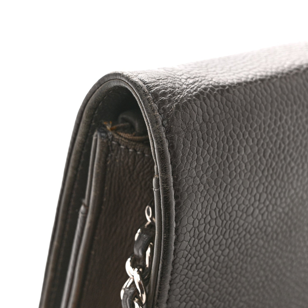 Caviar Timeless CC Wallet on Chain WOC Grey wholesalehk.shop