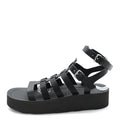 Calfskin Nylon Jupiter Sandals 40 Black wholesalehk.shop