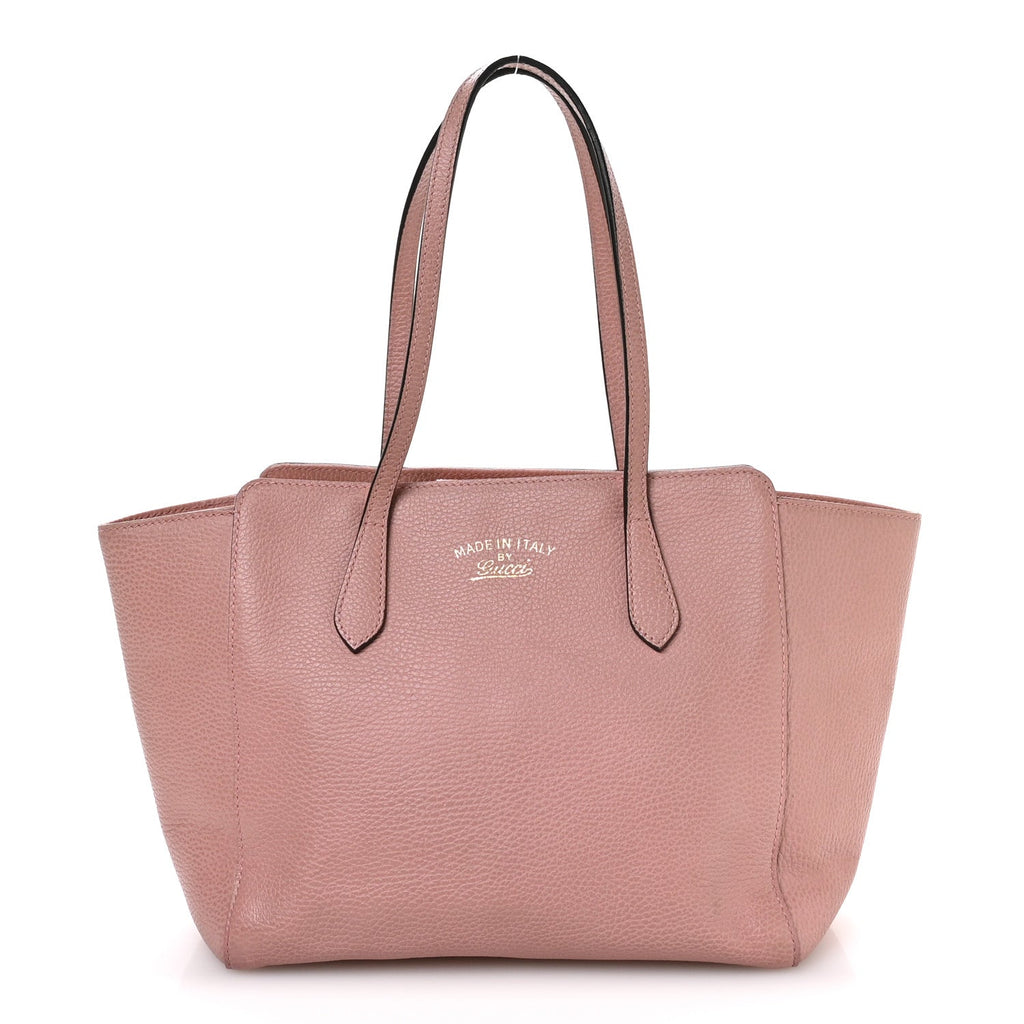 Dollar Calfskin Small Swing Tote Soft Pink wholesalehk.shop