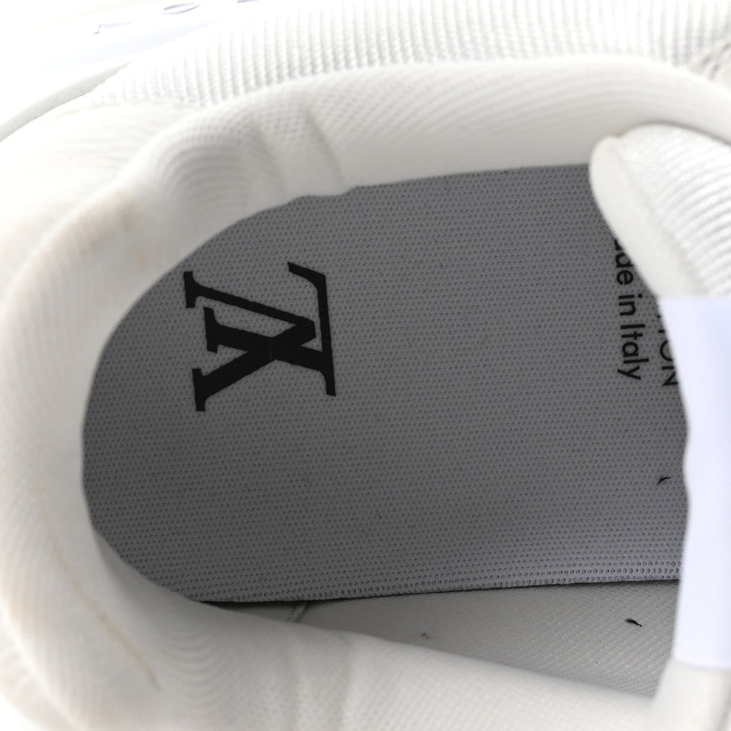 Calfskin Mens LV Classic Sneakers 9.5 White £¨ Direct shipment via from wholesalehk.shop