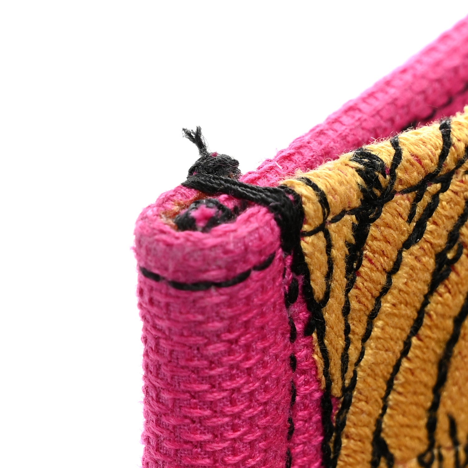 Canvas Embroidered Large Jungle Pop Book Tote Fuchsia Multicolor £¨ Direct shipment via from wholesalehk.shop