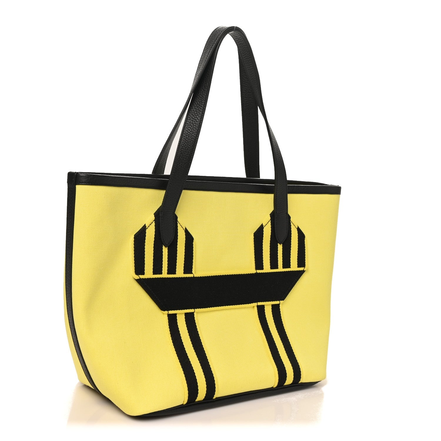 Militaire Canvas Taurillon Clemence  Wooly Wooly Pursangle MM Tote Jaune Black £¨ Direct shipment via from wholesalehk.shop