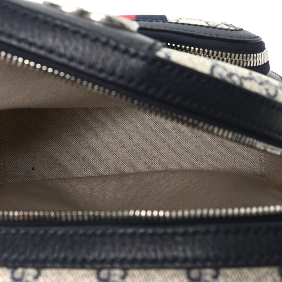 GG Supreme Monogram Textured Dollar Calfskin Web Small Ophidia Day Backpack Beige Blue Black wholesalehk.shop