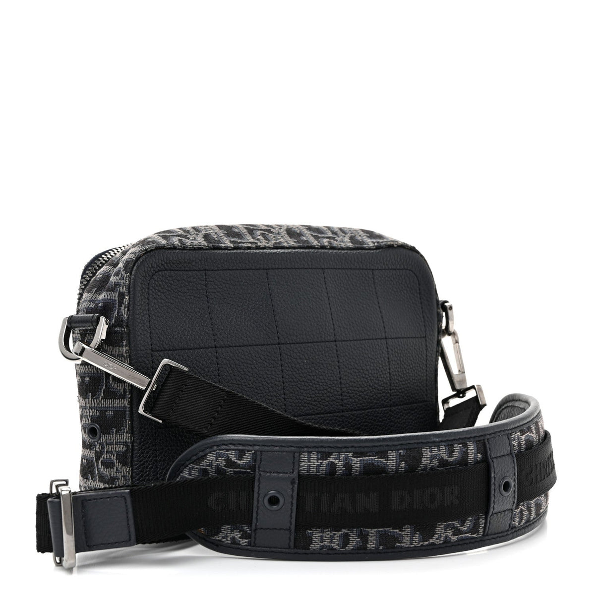 HOMME Oblique Jacquard Safari Messenger Navy Blue wholesalehk.shop